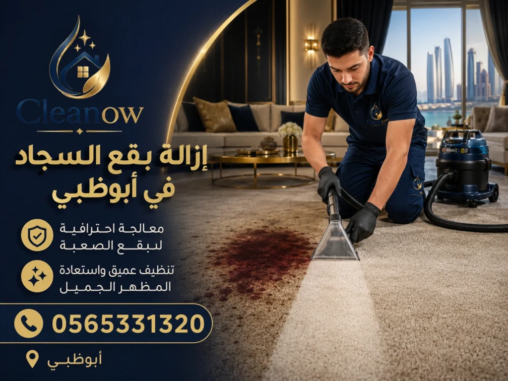 ازالة بقع السجاد في ابوظبي