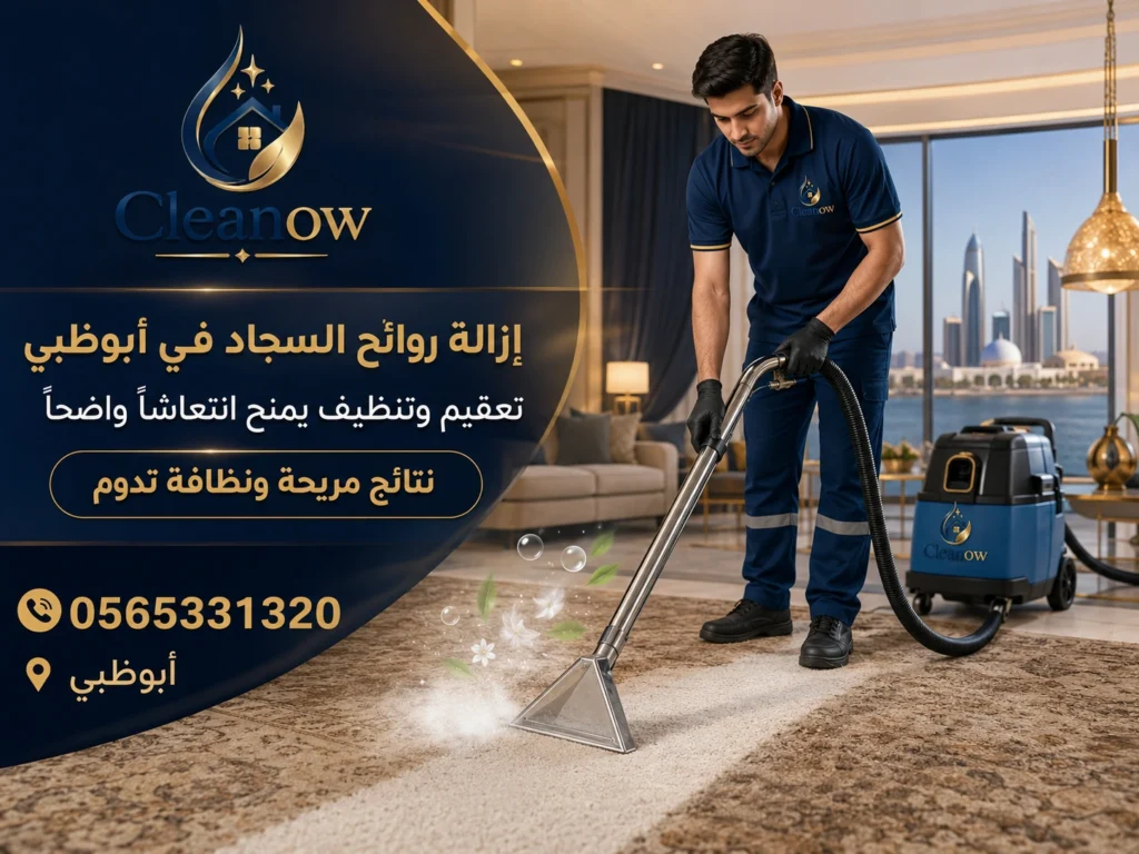 ازالة روائح السجاد في ابوظبي