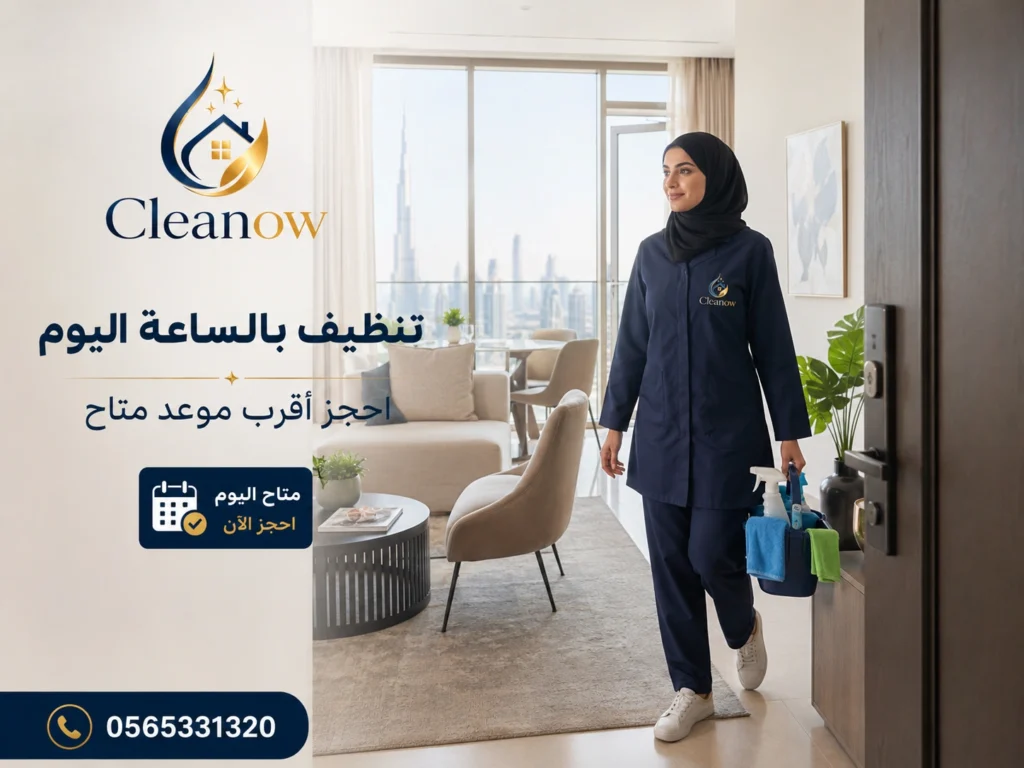 ما الذي يميز أفضل شركة تنظيف بالساعة في دبي قبل وبعد