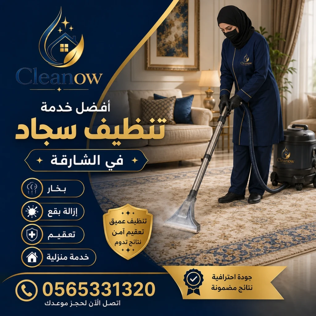 تنظيف سجاد في الشارقة أفظل خدمة