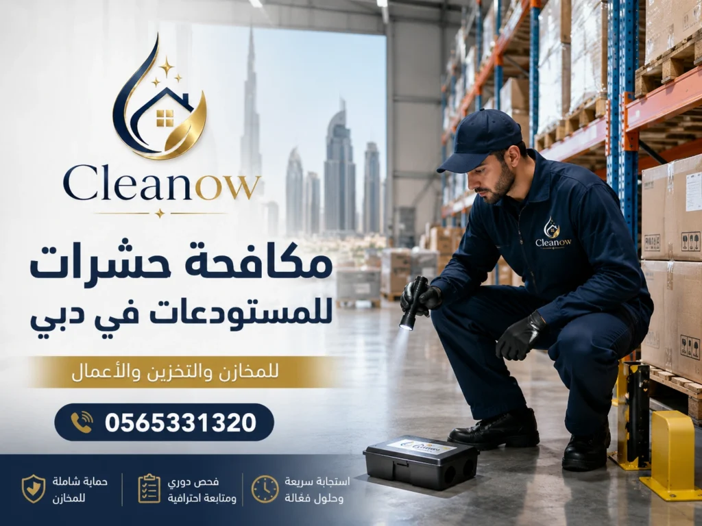 مكافحة حشرات للمستودعات في دبي