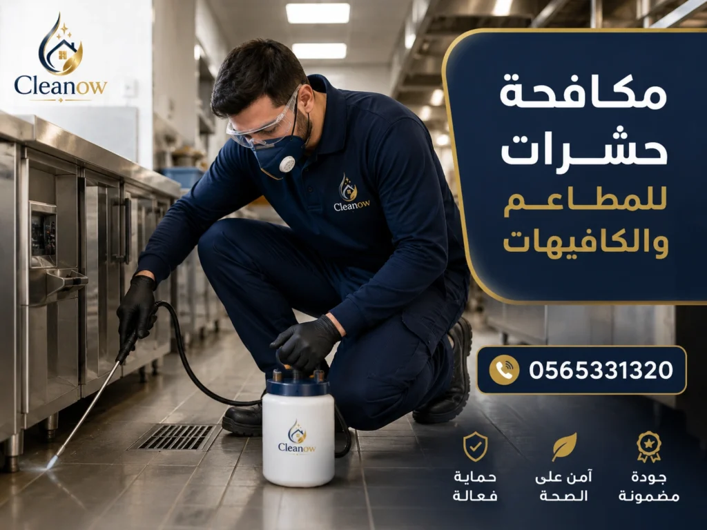 مكافحة حشرات للمطاعم والكافيهات